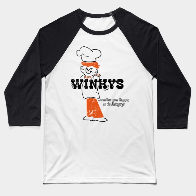 Winkys Baseball T-Shirt by MindsparkCreative